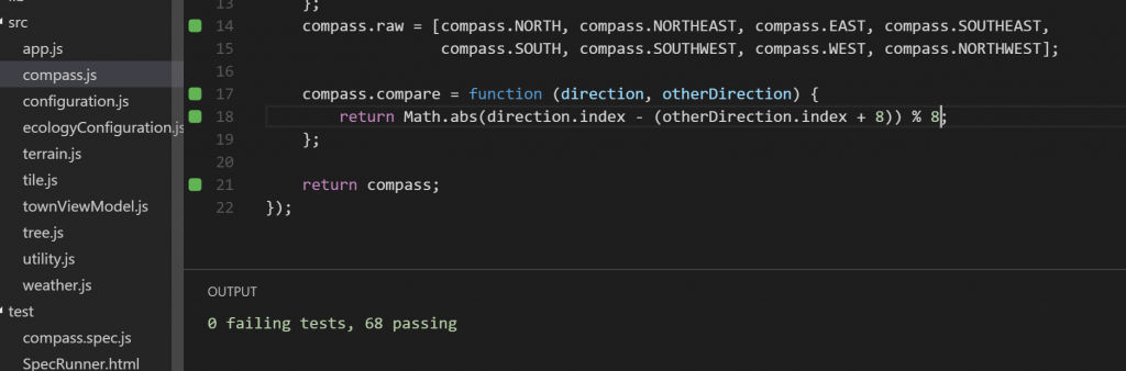 Passing Tests w/ Inline Markers and Wallaby Console