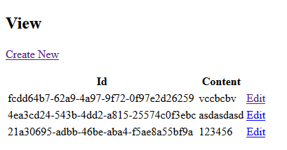 ASP.Net Core 2 - Basic CRUD Interface to Cosmos DB